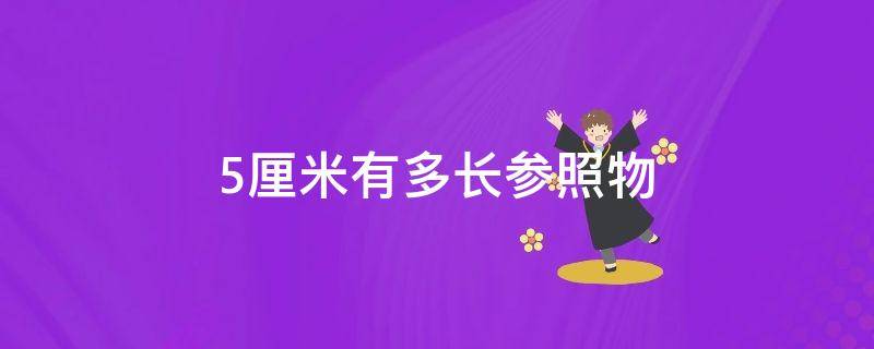 5厘米有多长参照物