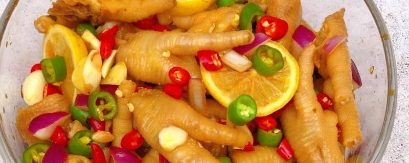 柠檬鸡爪可以用白醋吗