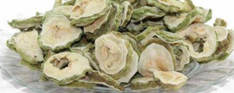 干苦瓜片用开水泡行吗