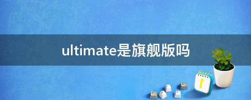 ultimate是旗舰版吗