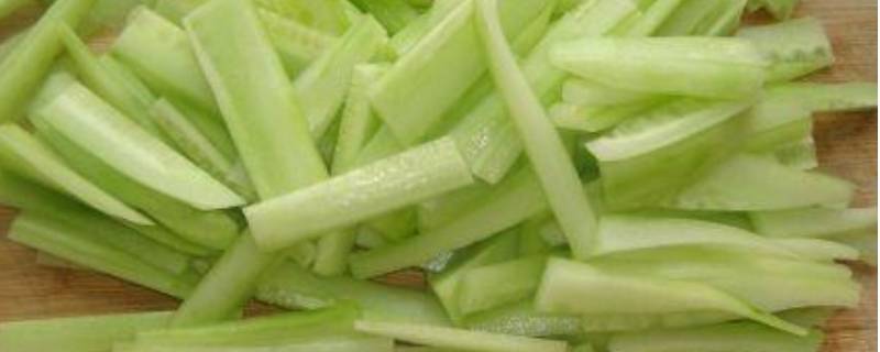 炒瓜条怎么切