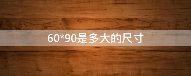 60*90是多大的尺寸