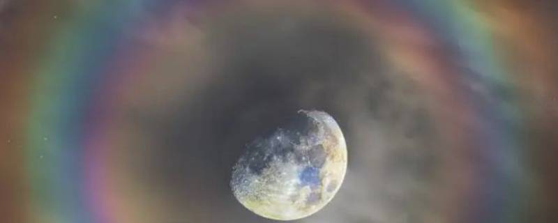 七彩月亮怎么回事