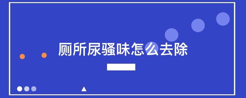 厕所尿骚味怎么去除