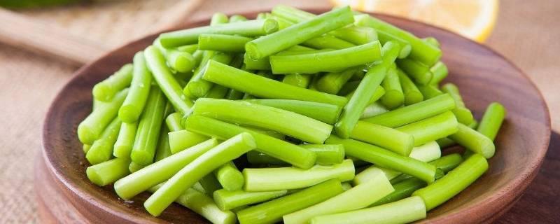 蒜苔怎么抽不断