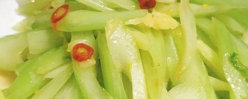 炒芹菜怎么做