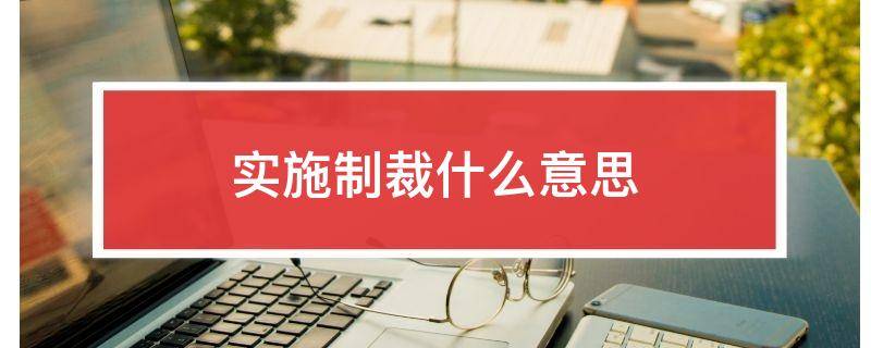 实施制裁什么意思