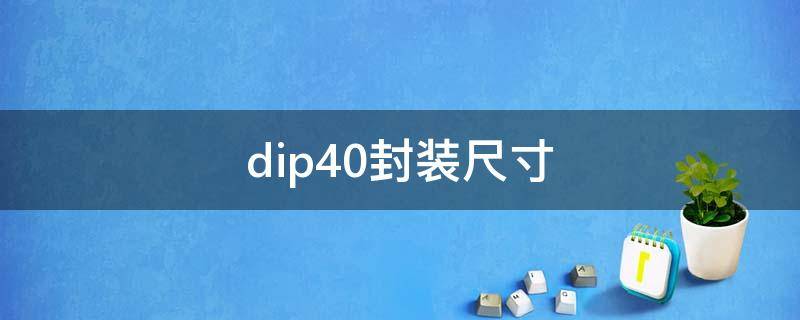 dip40封装尺寸