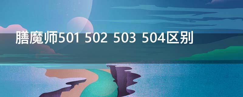 膳魔师501 502 503 504区别