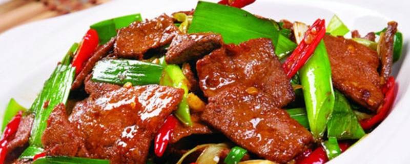 冰过的猪肝怎么炒好吃