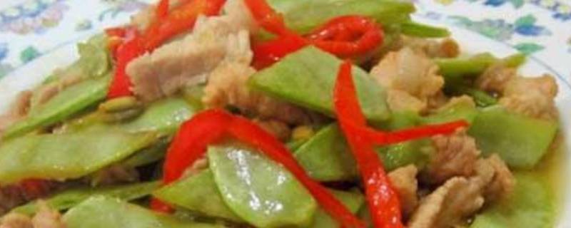 扁豆炒鸡肉怎么做