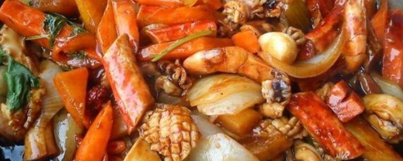 炒海杂拌怎么做