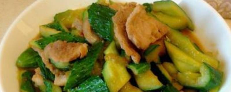 黄瓜炒瘦肉怎么做好吃又简单