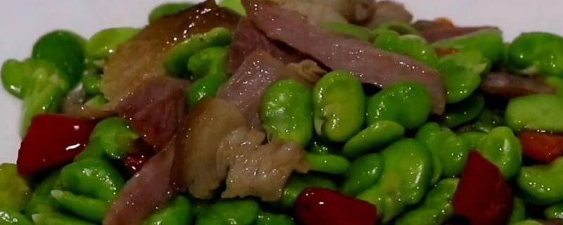 蚕豆米怎么和肉一起炒