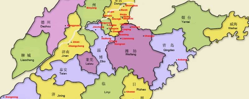 山东地图像什么