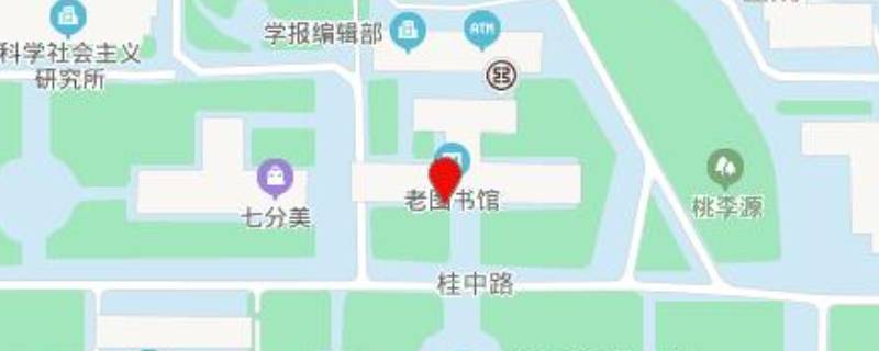 华中师范大学事务大厅的位置