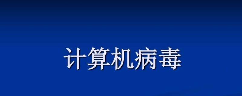 计算机病毒是指