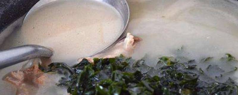 裙带菜可以炖排骨吗