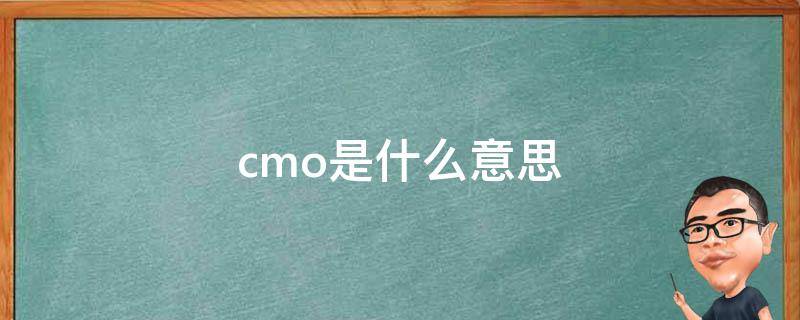 cmo是什么意思